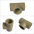 Water Supply Plumbing Materials High Quality Ppr Pipe Fittings Plastic Pure Ppr Equal Tee For Ppr Pipe